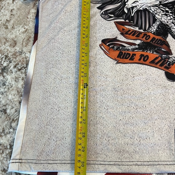 XXXL Mens Flag Patriotic American Eagle 3D Sweatshirt  All Over Print Plus Short - Picture 3 of 7